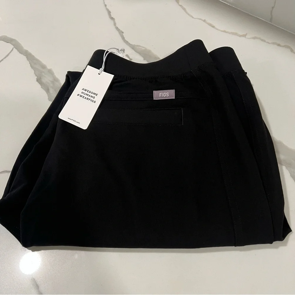 Figs men's axim scrub pants size xl/tall black hospital NWT‎